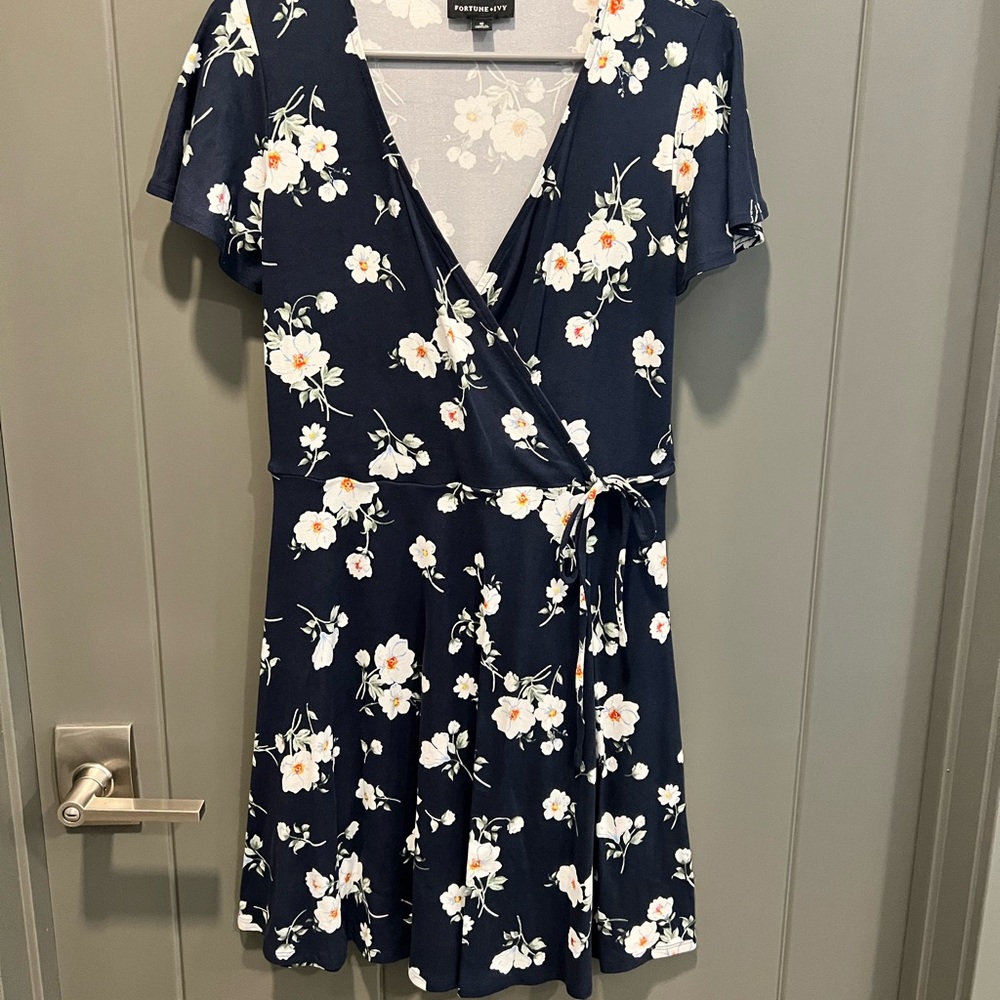 Floral summer dress.